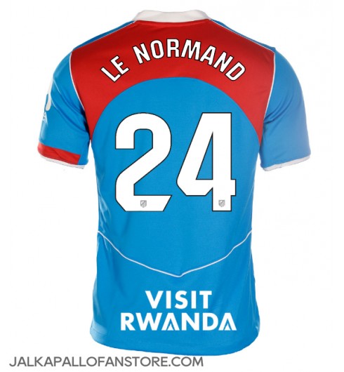 Atletico Madrid Robin Le Normand #24 Kolmaspaita Naisten 2025-26 Lyhythihainen Atletico Madrid Robin Le Normand #24 Kolmaspaita Naisten 2025-26 Lyhythihainen
